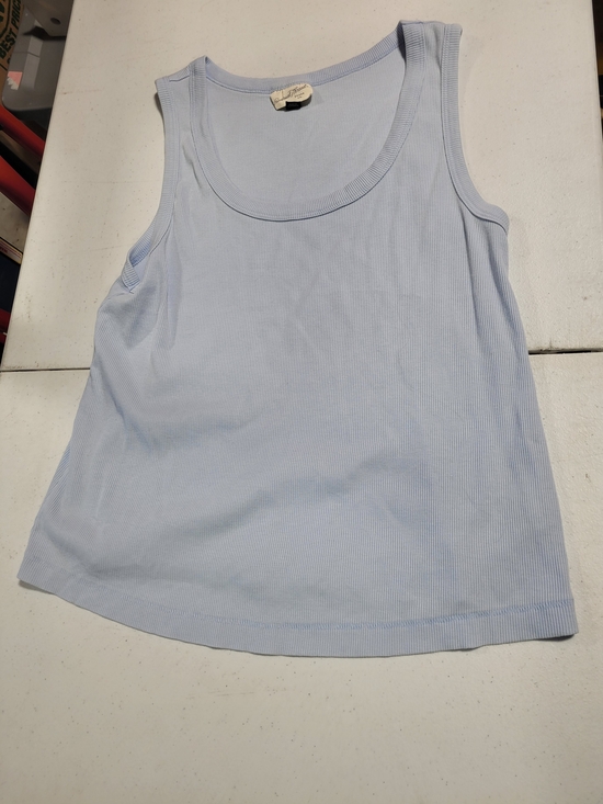 Universal Thread Tops - Universal Thread Light Blue Ribbed Scoop Tank